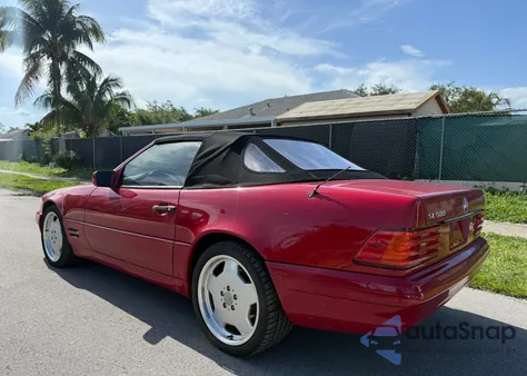 1997 Mercedes-Benz Sl 500 из США, поврежденный, VIN WDBFA67F6VF154719